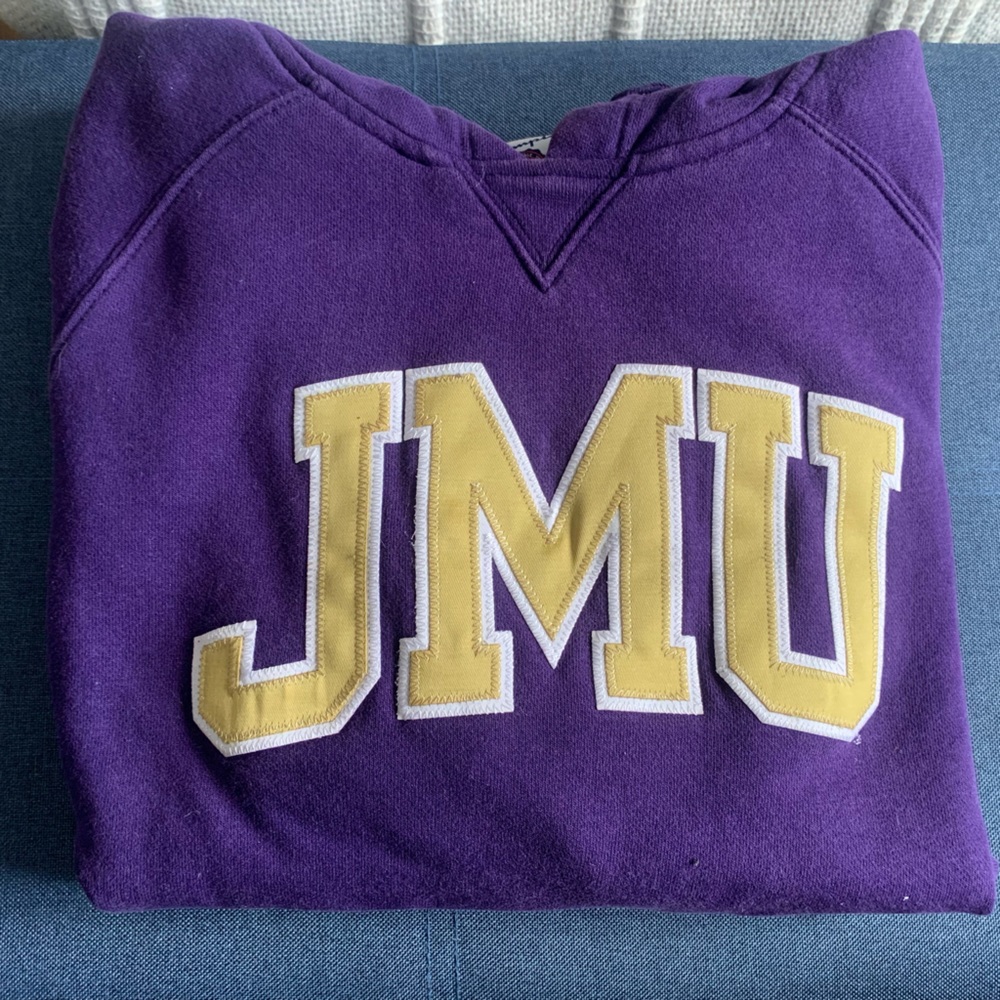 JMU champion women’s sweatshirt MED